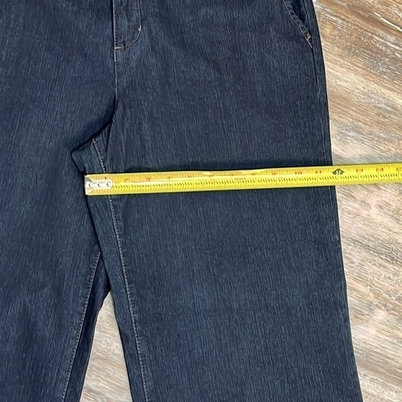 Style & Co Women's Size 10 Wide Leg Jeans Dark Wash Trouser Pant Style - Picture 9 of 16